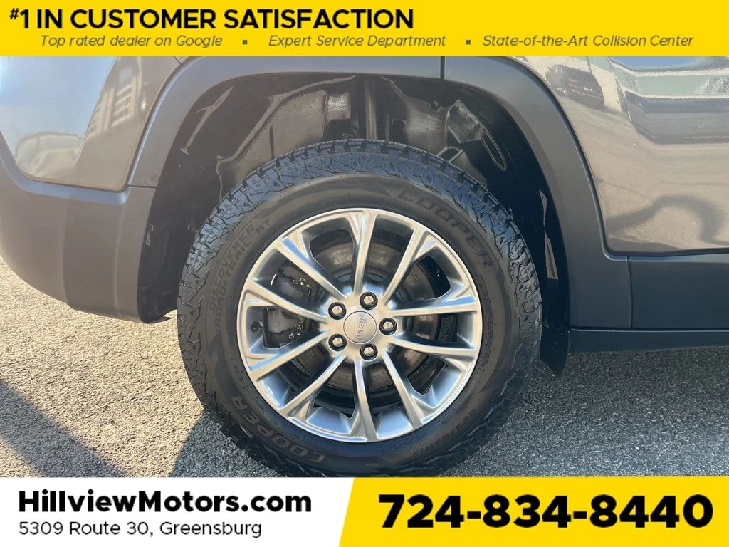Certified Used 2020 Crystal Metallic Jeep Latitude Plus image 13
