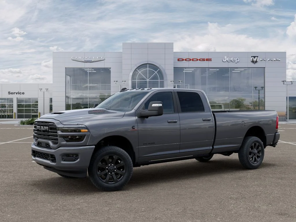 New 2026 Ceramic Gray Clear-Coat Exterior Paint RAM Laramie image 2