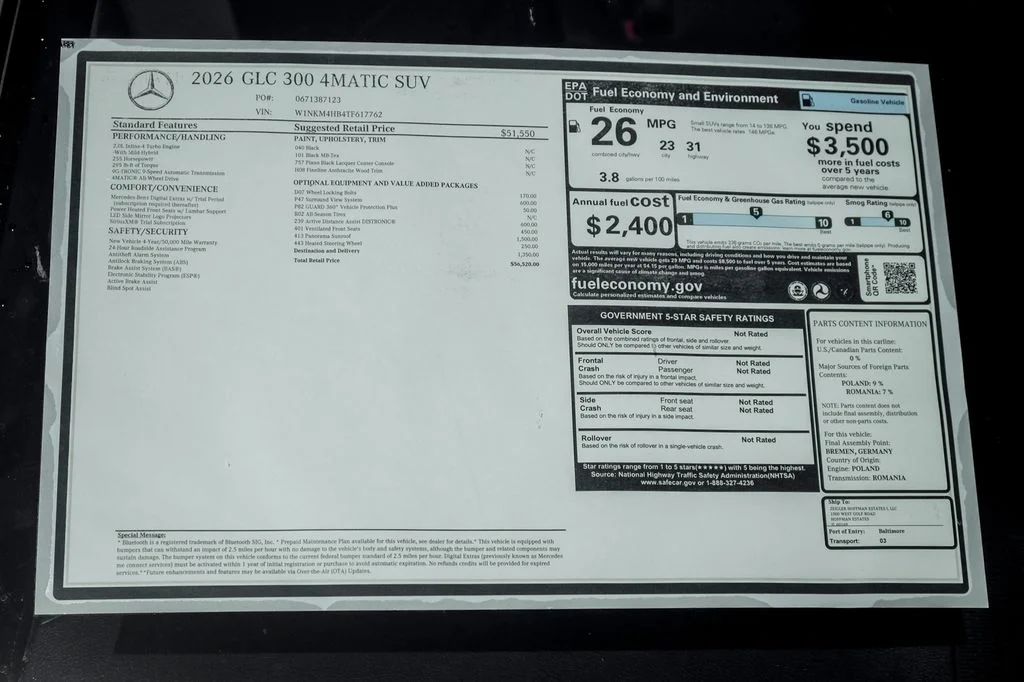 New 2026 Black Mercedes-Benz GLC 300 image 22