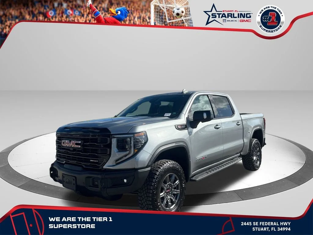 New 2026 Sterling Metallic GMC AT4X image 1