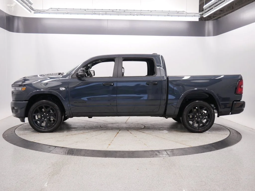 New 2026 Forged Blue Metallic Exterior Paint Ram Laramie image 2