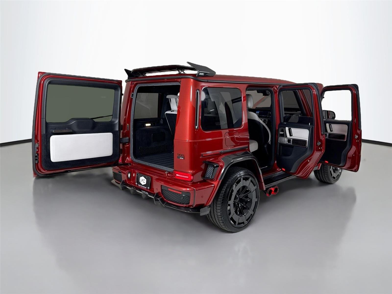 Used 2021 designo Cardinal Red Metallic Mercedes-Benz AMG® G 63 | Brabus Widebody image 55