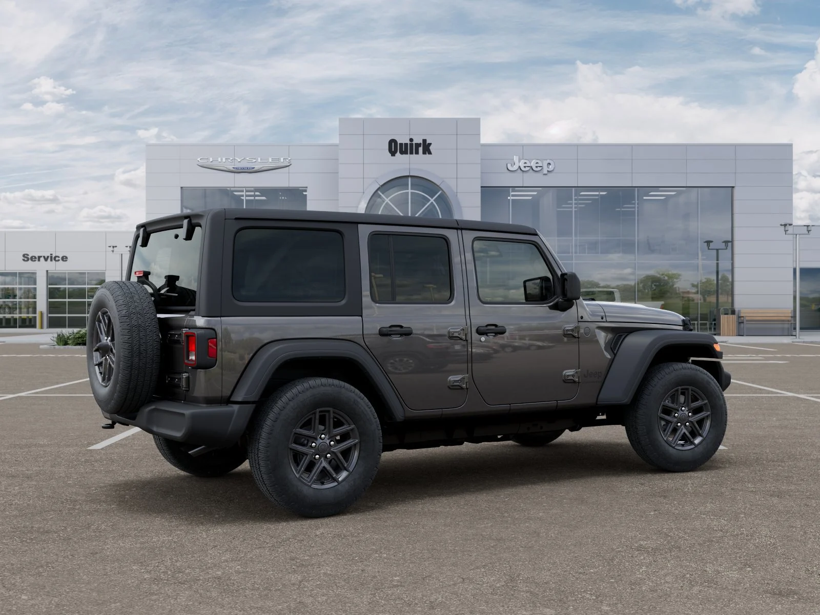 New 2026 Granite Crystal Metallic Clear-Coat Exterior Paint Jeep Sport S image 4
