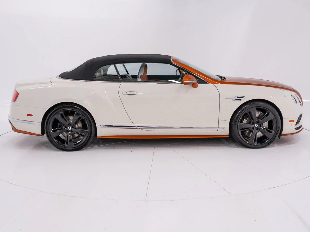 Certified Used 2017 Orange Flame over Ghost White by Mulliner PCG Bentley W12 Convertible image 15