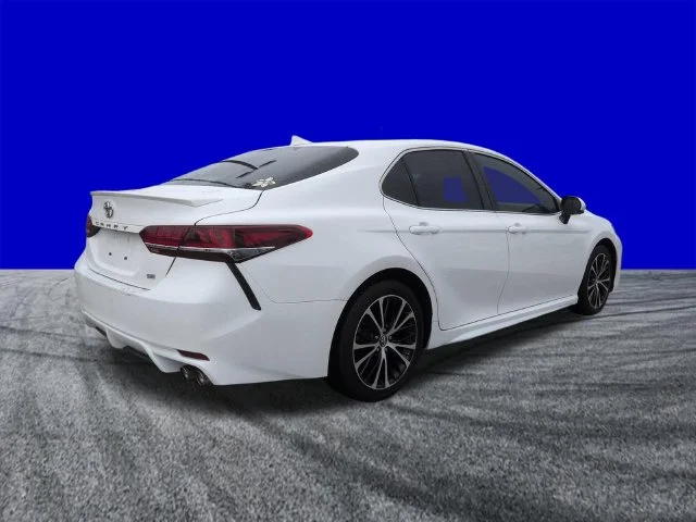 Certified Used 2019 Super White Toyota SE image 4