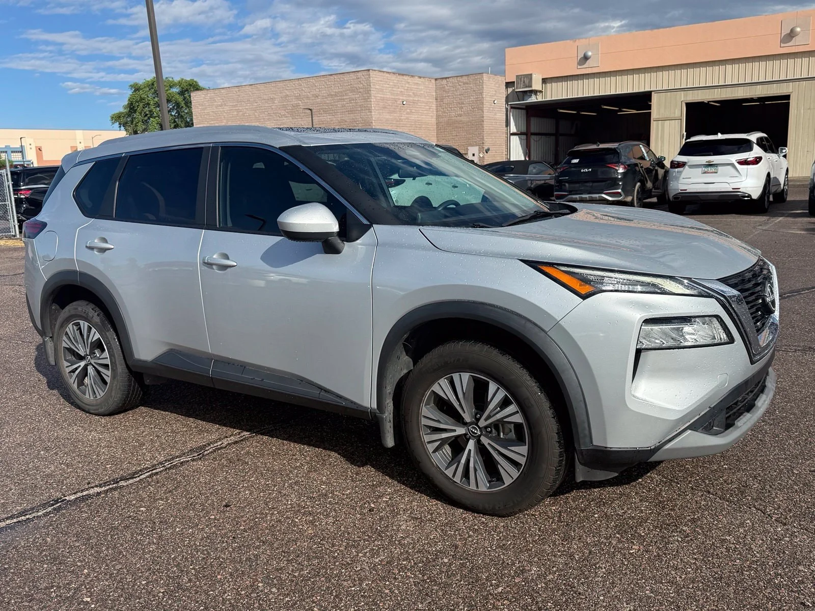Used 2023 Brilliant Silver Nissan SV image 2