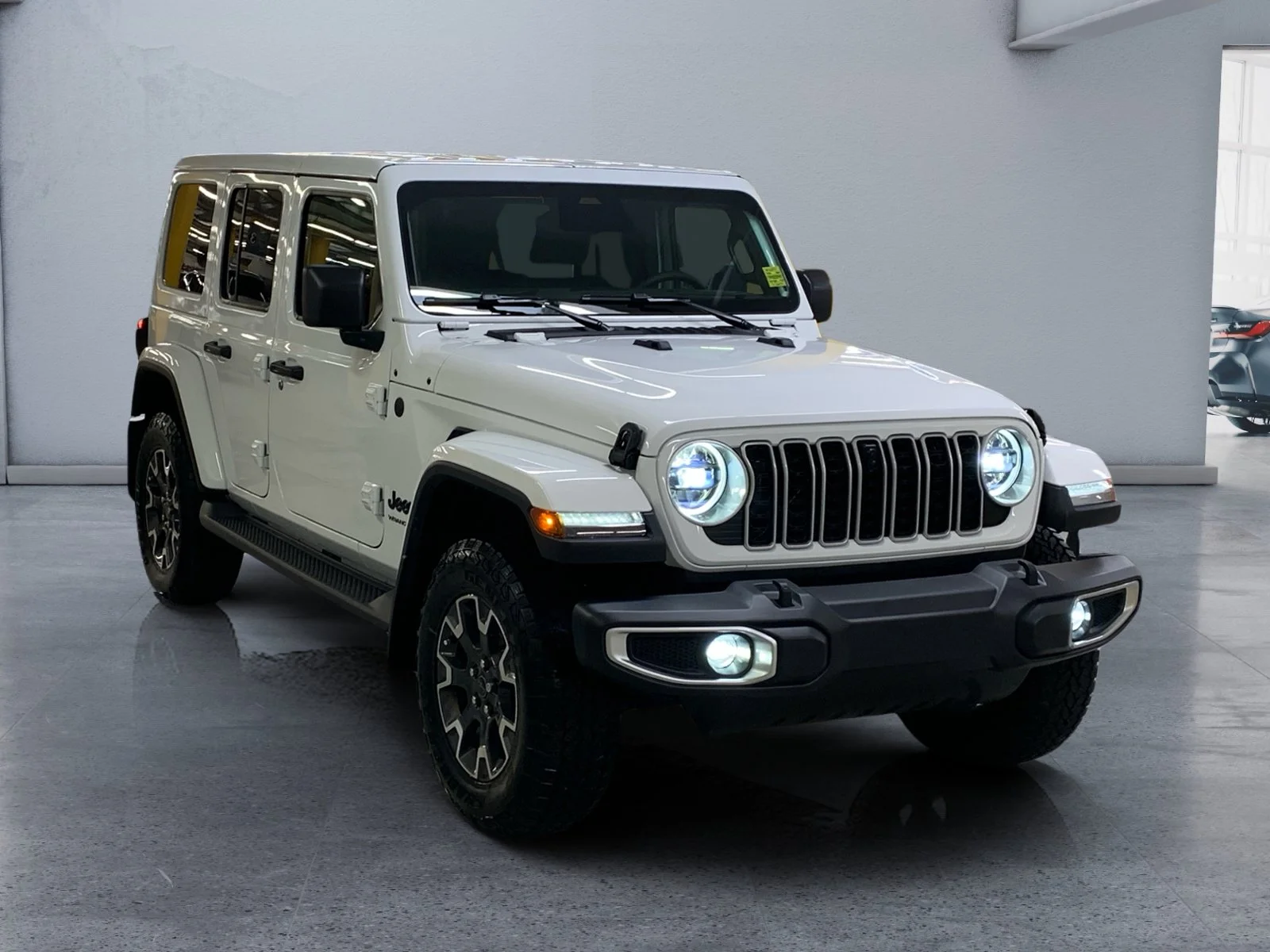 New 2026 Bright White Jeep Sahara image 5