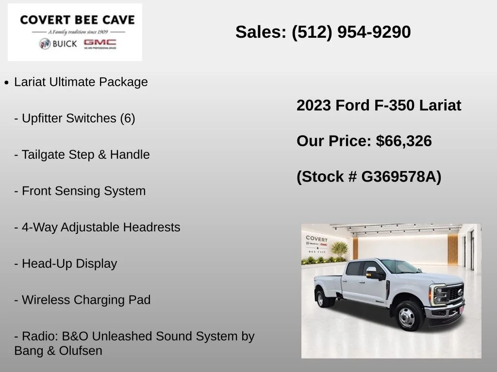 Used 2023 White Ford Lariat image 19
