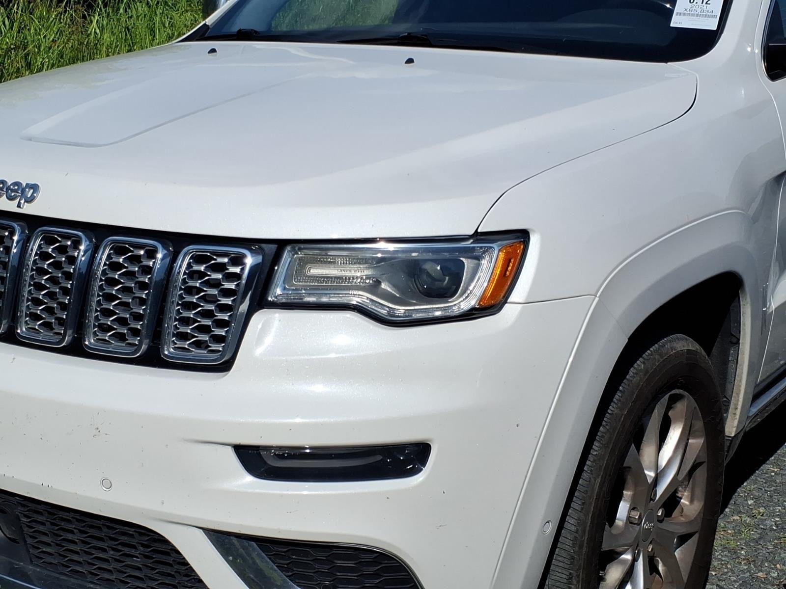 Used 2021 Ivory 3-Coat Jeep Summit image 2