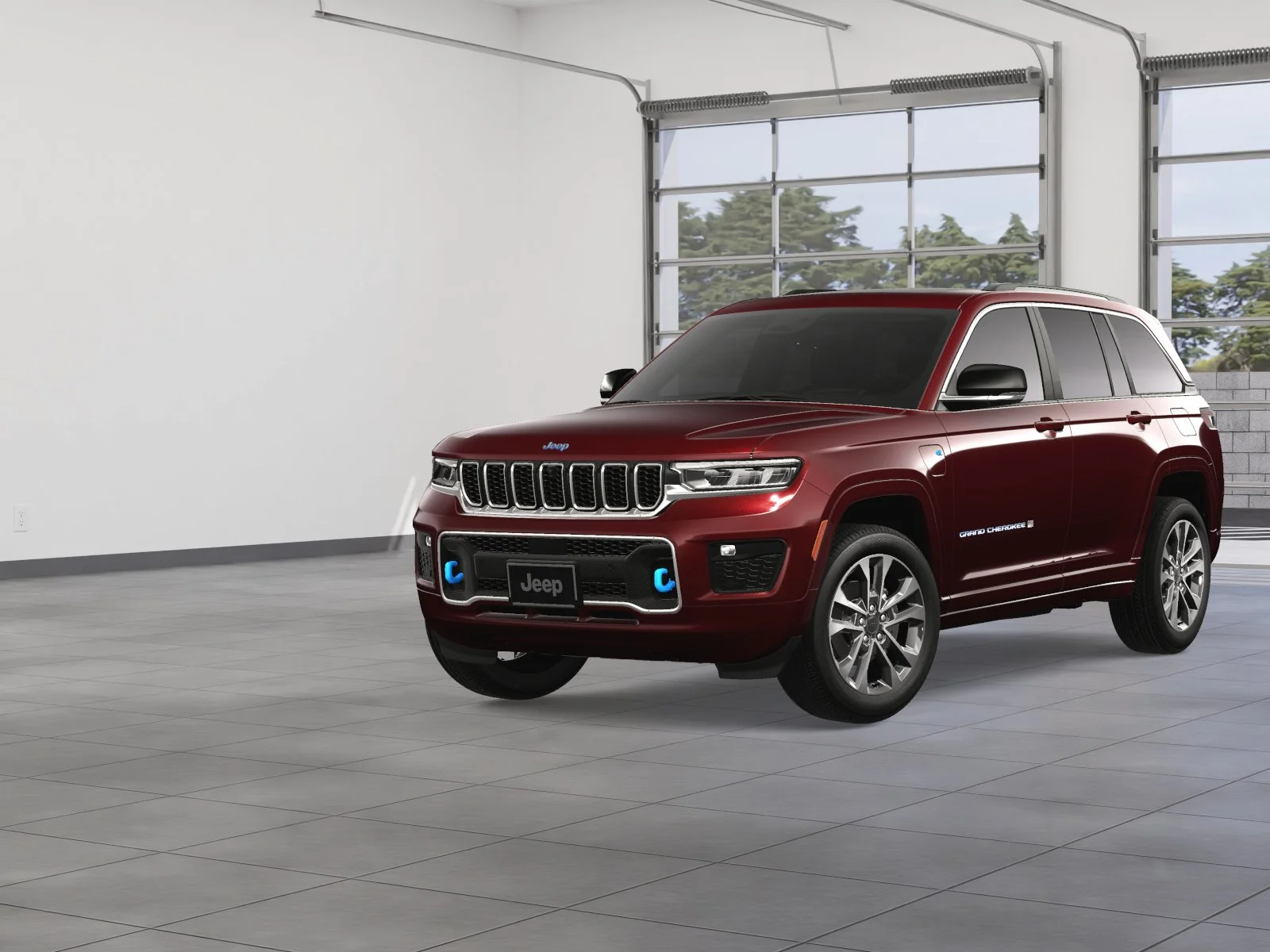 New 2024 Velvet Red Pearl-Coat Exterior Paint Jeep Overland 4xe image 32