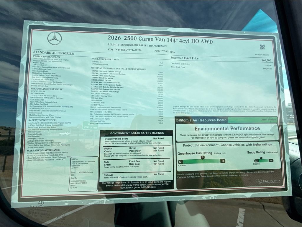2026 Mercedes-Benz Sprinter Cargo Van Base - Photo 32