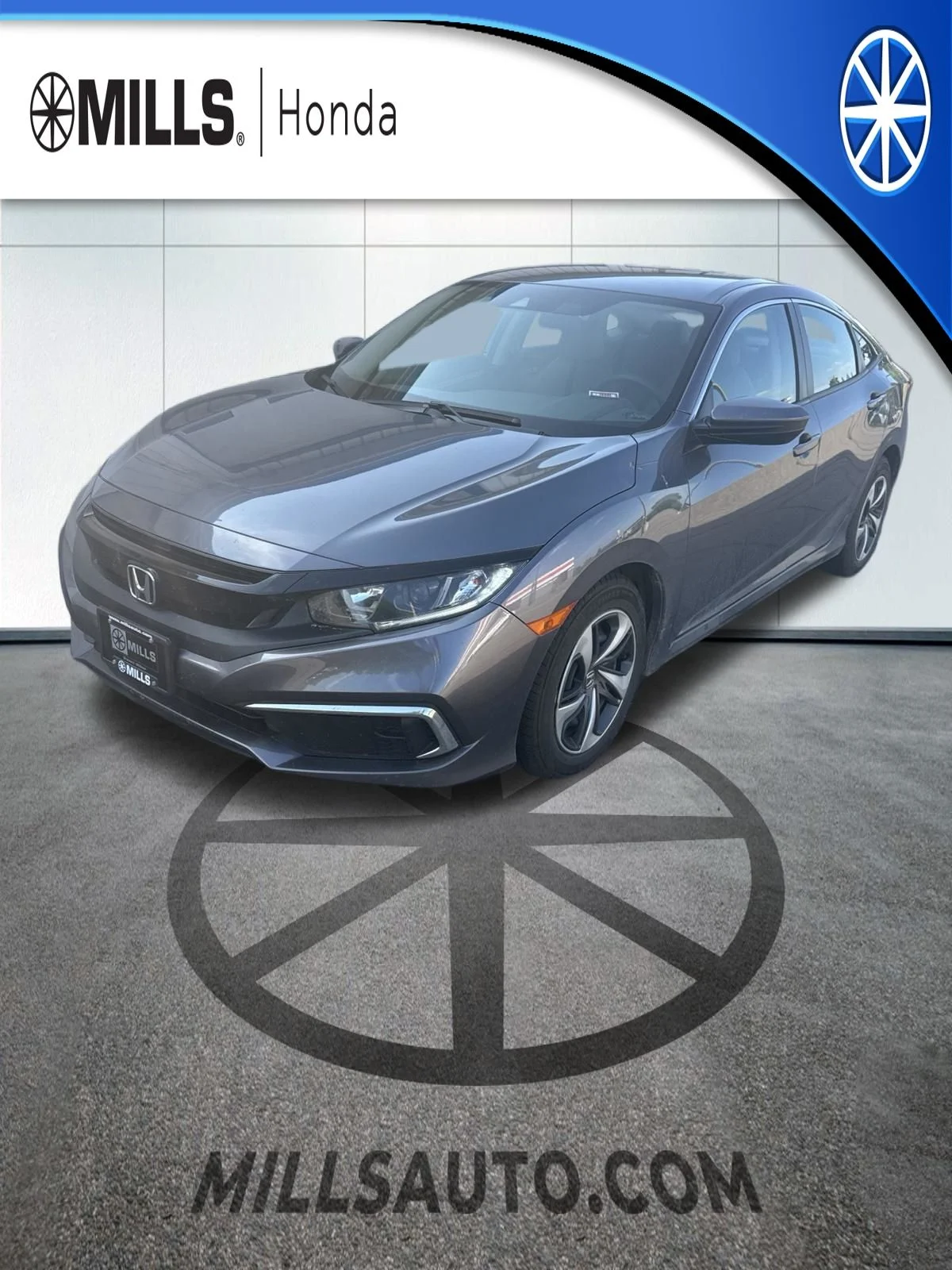 Certified Used 2019 Modern Steel Metallic Honda LX image 1