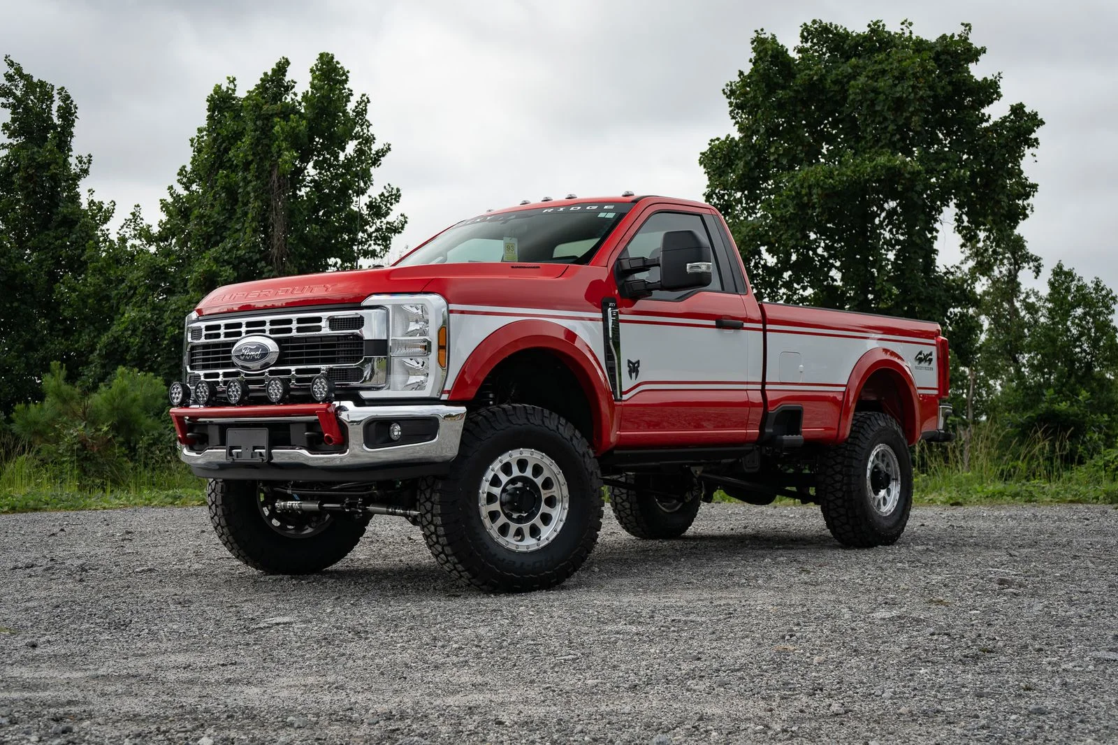 New 2026 Race Red Ford F-250® XLT with Rocky Ridge Retro Supercharged Package image 4