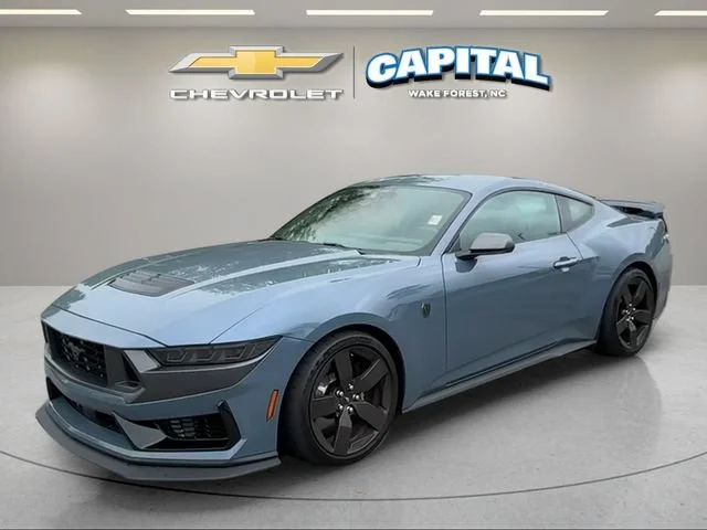 Used 2025 Blue Ford Dark Horse Fastback image 1