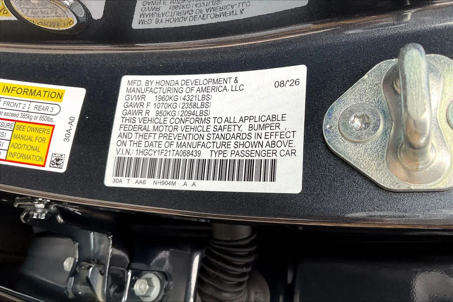 New 2026 Meteorite Gray Metallic Honda LX image 19