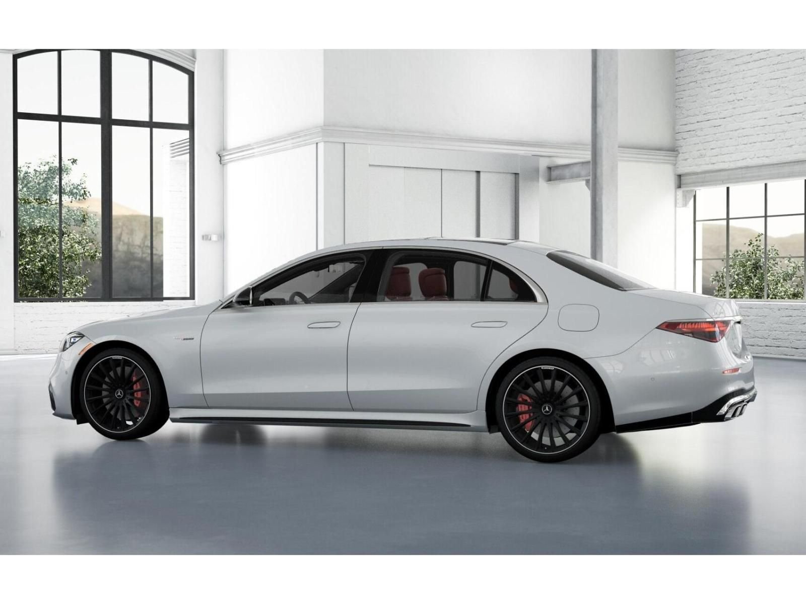 New 2026 MANUFAKTUR Moonlight White Metallic Mercedes-Benz S 63 E AMG® image 34