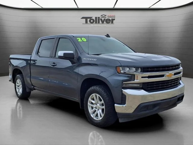 Used 2020 Chevrolet Silverado 1500 LT with VIN 3GCPWCED0LG148790 for sale in McAlester, OK