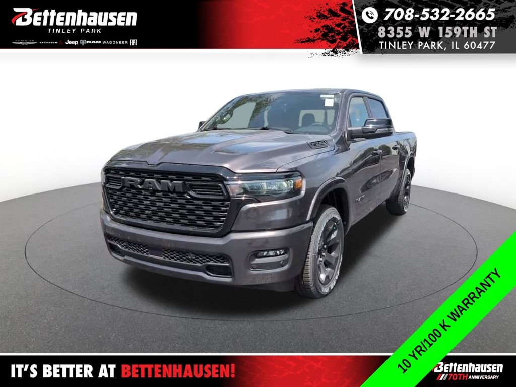 New 2026 Granite Crystal Metallic Clear-Coat Exterior Paint RAM Big Horn image 2