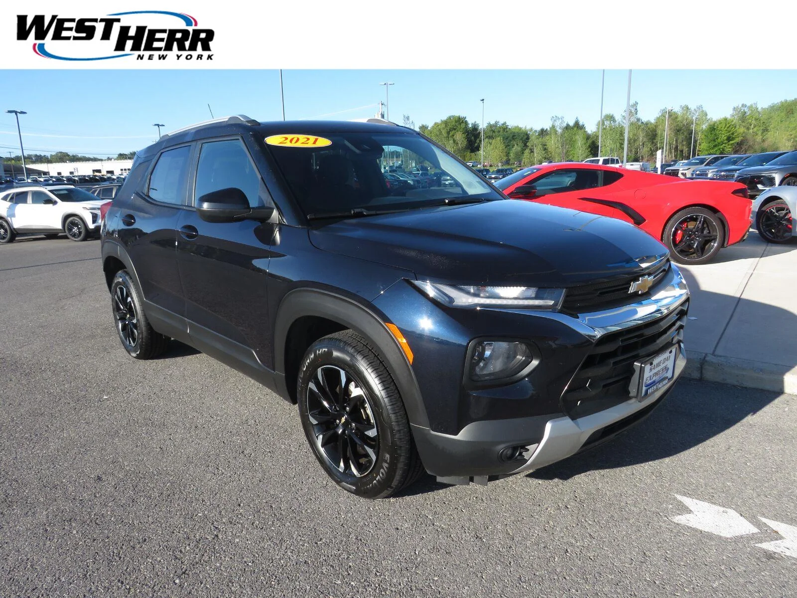 Used 2021 Midnight Blue Metallic Chevrolet LT image 1