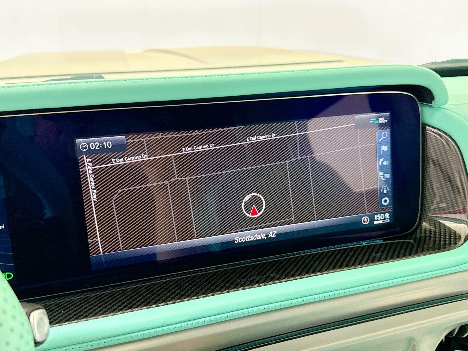 Used 2024 Polar White Mercedes-Benz AMG® G 63  Brabus Custom Widebody / Custom Tiffany Interior image 15