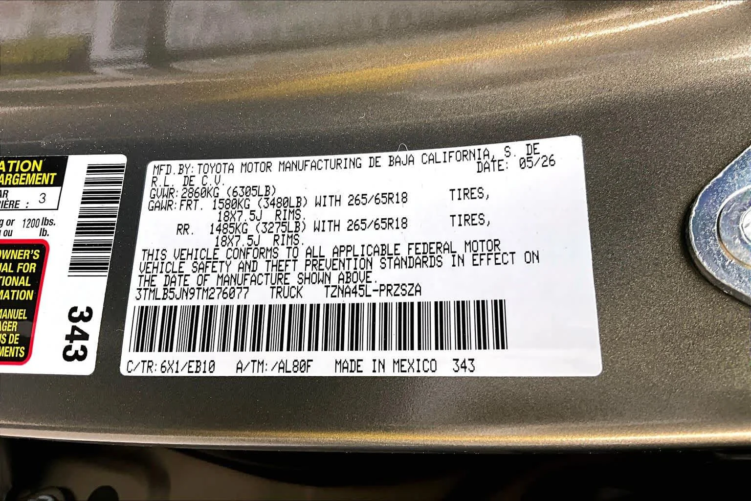 New 2026 Bronze Oxide Toyota Limited image 18