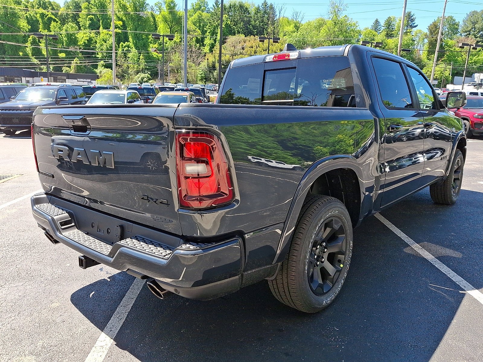 New 2026 Forged Blue Metallic Exterior Paint RAM Big Horn image 3