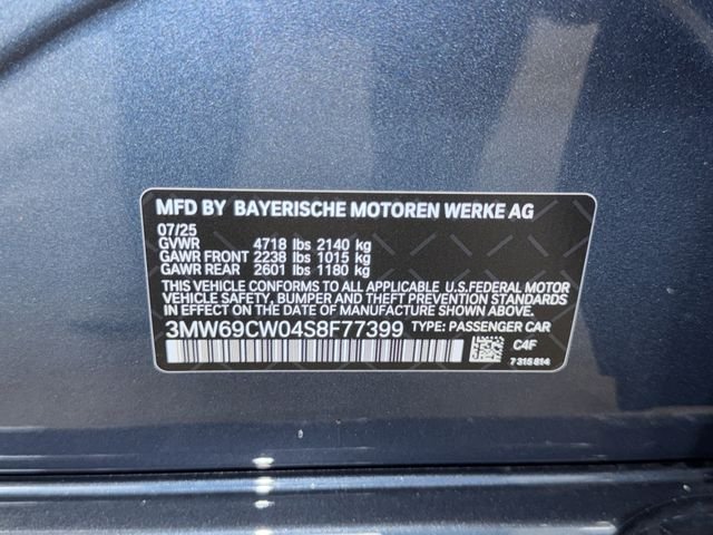 Certified Used 2025 Arctic Race Blue metallic BMW 330i image 36