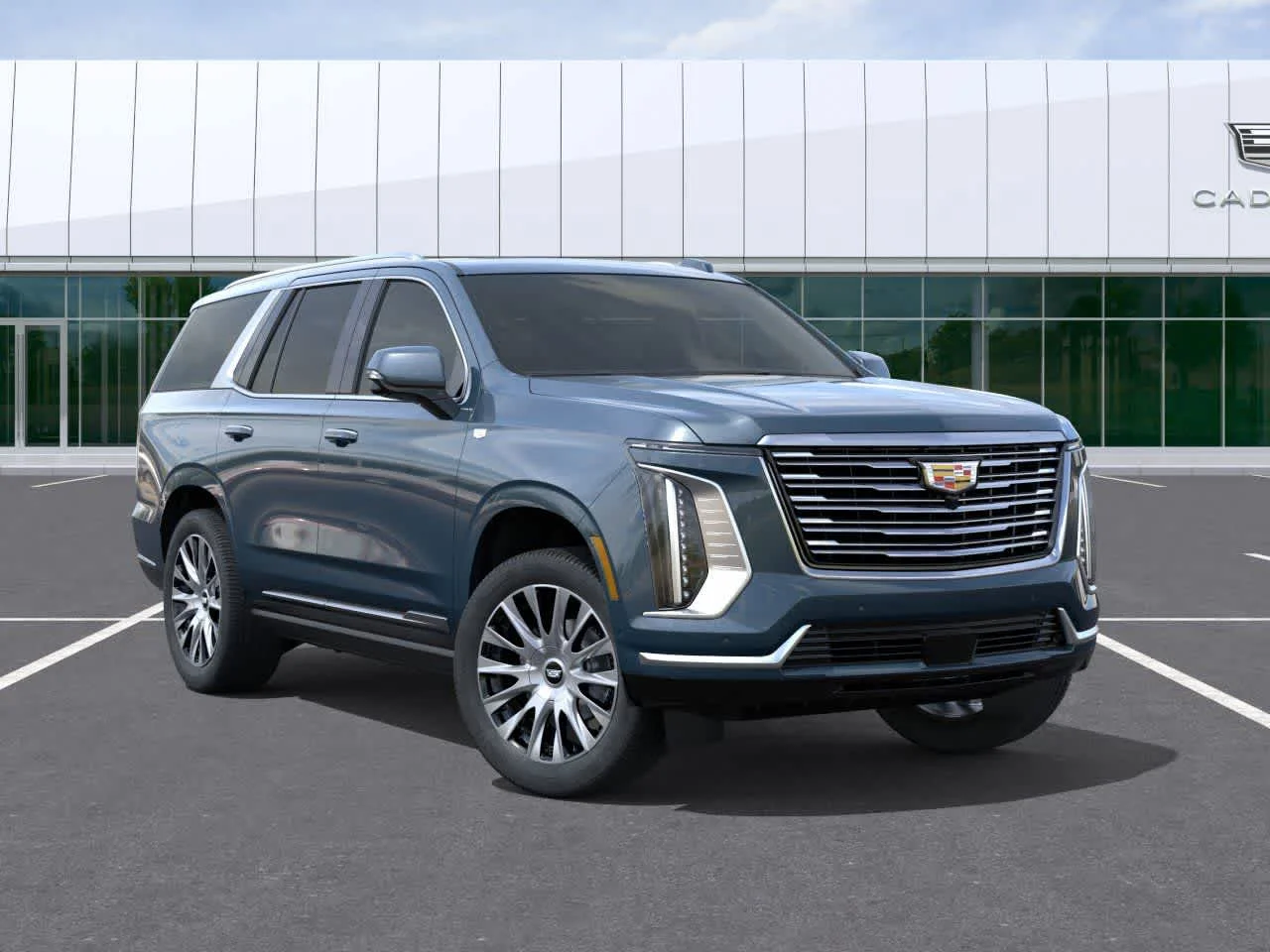 New 2026 Deep Sea Metallic Cadillac Platinum Luxury image 7