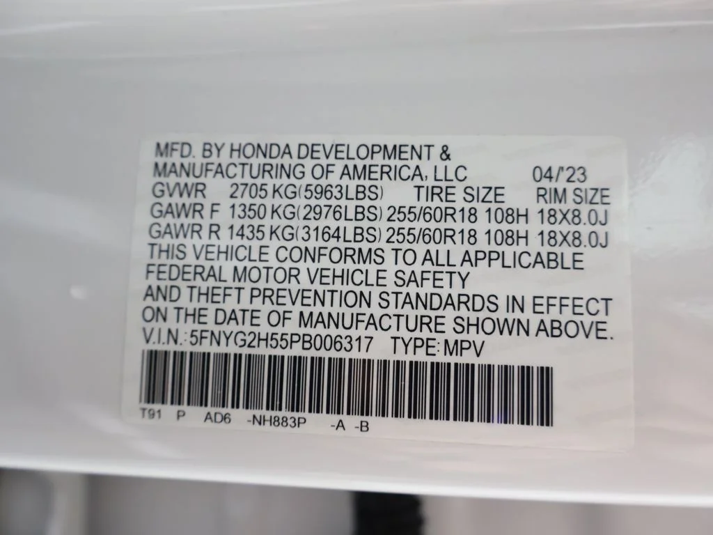 Used 2023 White Honda EX-L image 57