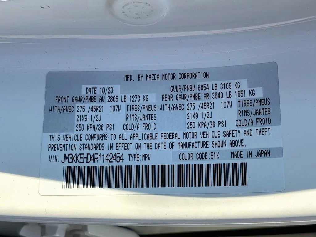 Certified Used 2024 White Mazda 3.3 Turbo Premium Plus image 35