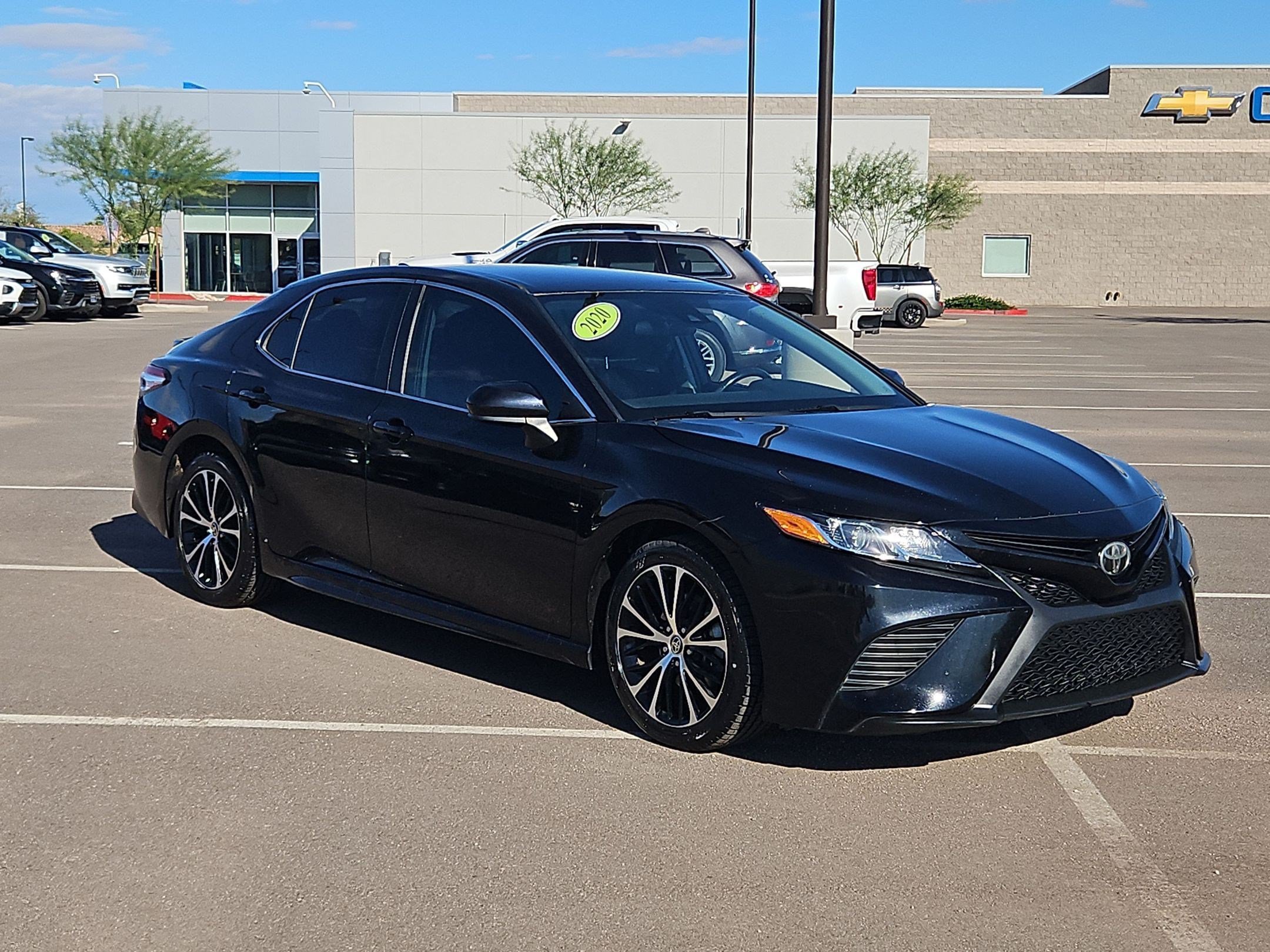 Certified Used 2020 Black Toyota SE image 7