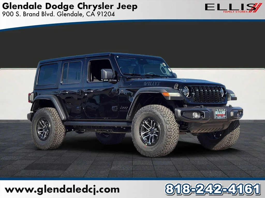 New 2026 Black Clearcoat Jeep Willys image 1