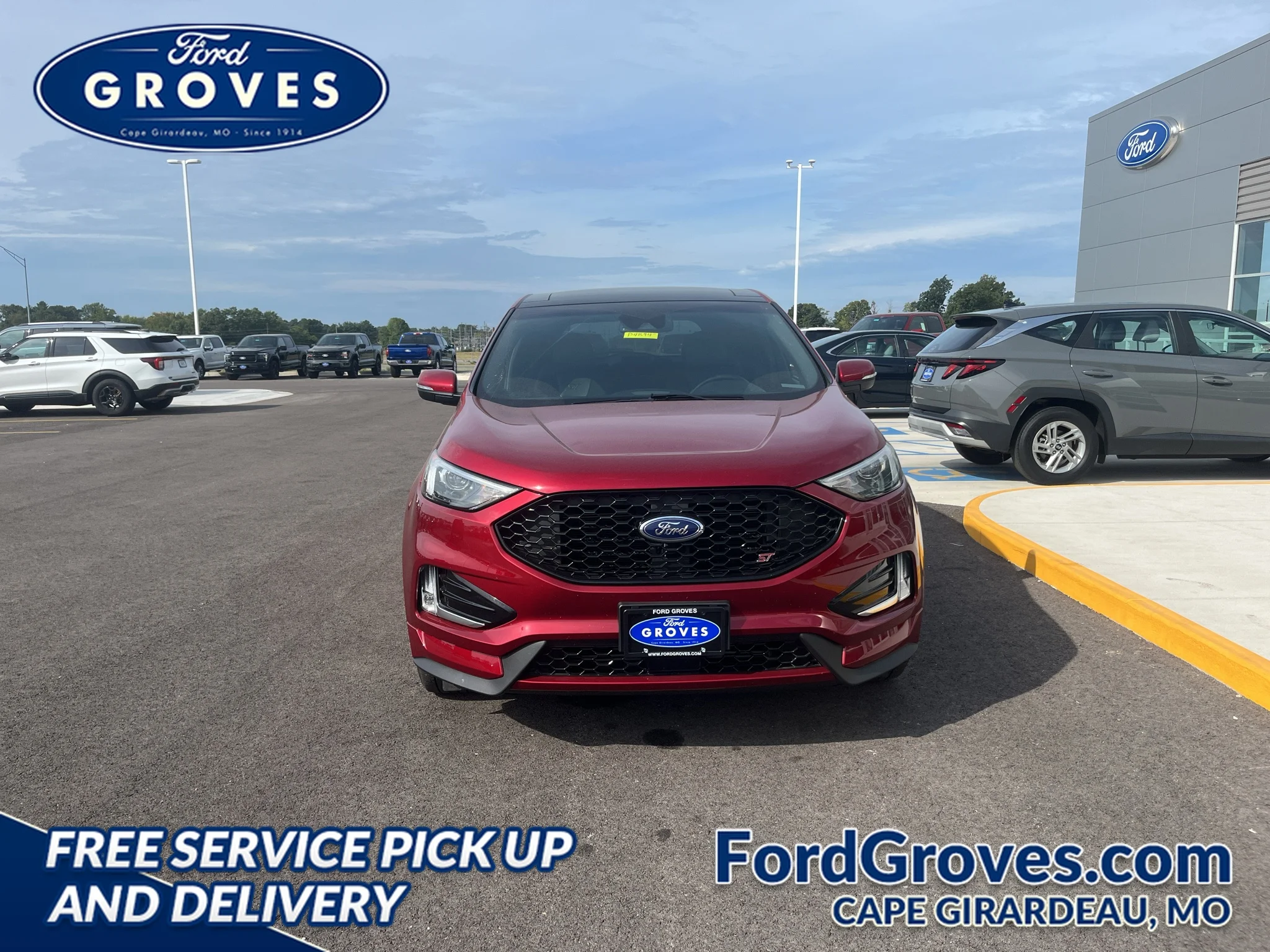 Used 2019 Ruby Red Metallic Tinted Clearcoat Ford ST image 1