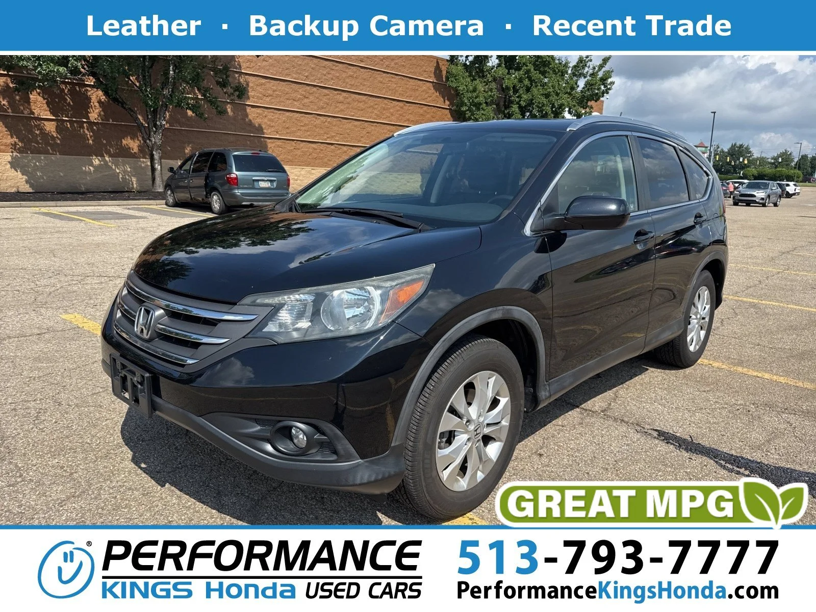 Used 2012 Crystal Black Pearl Honda EX-L image 1