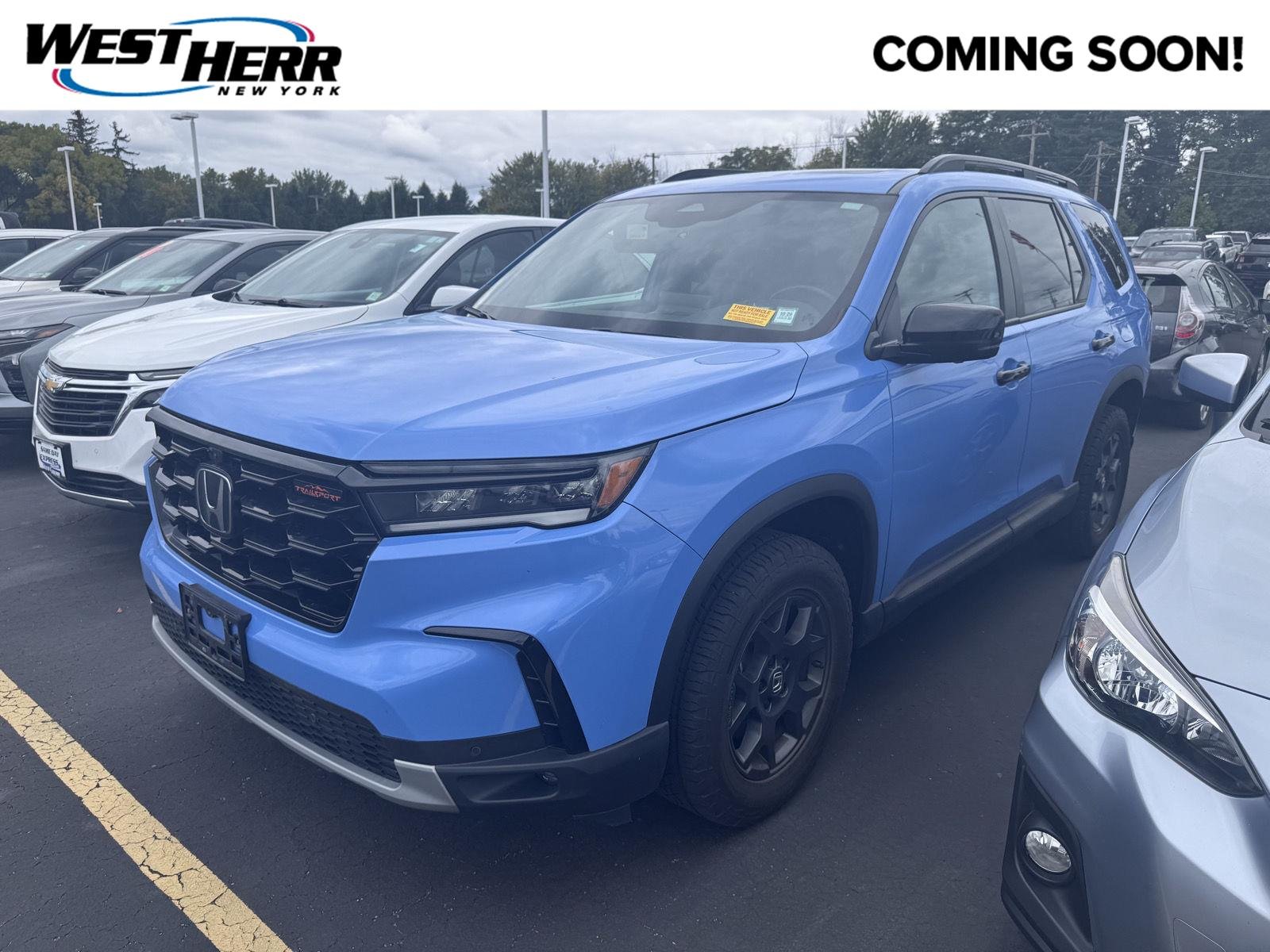 Used 2025 Diffused Sky Blue Pearl Honda TrailSport image 1