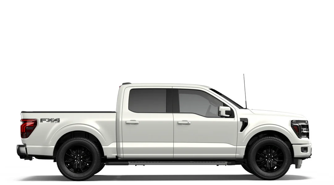 New 2026 Star White Metallic Tri-Coat Ford Lariat image 5