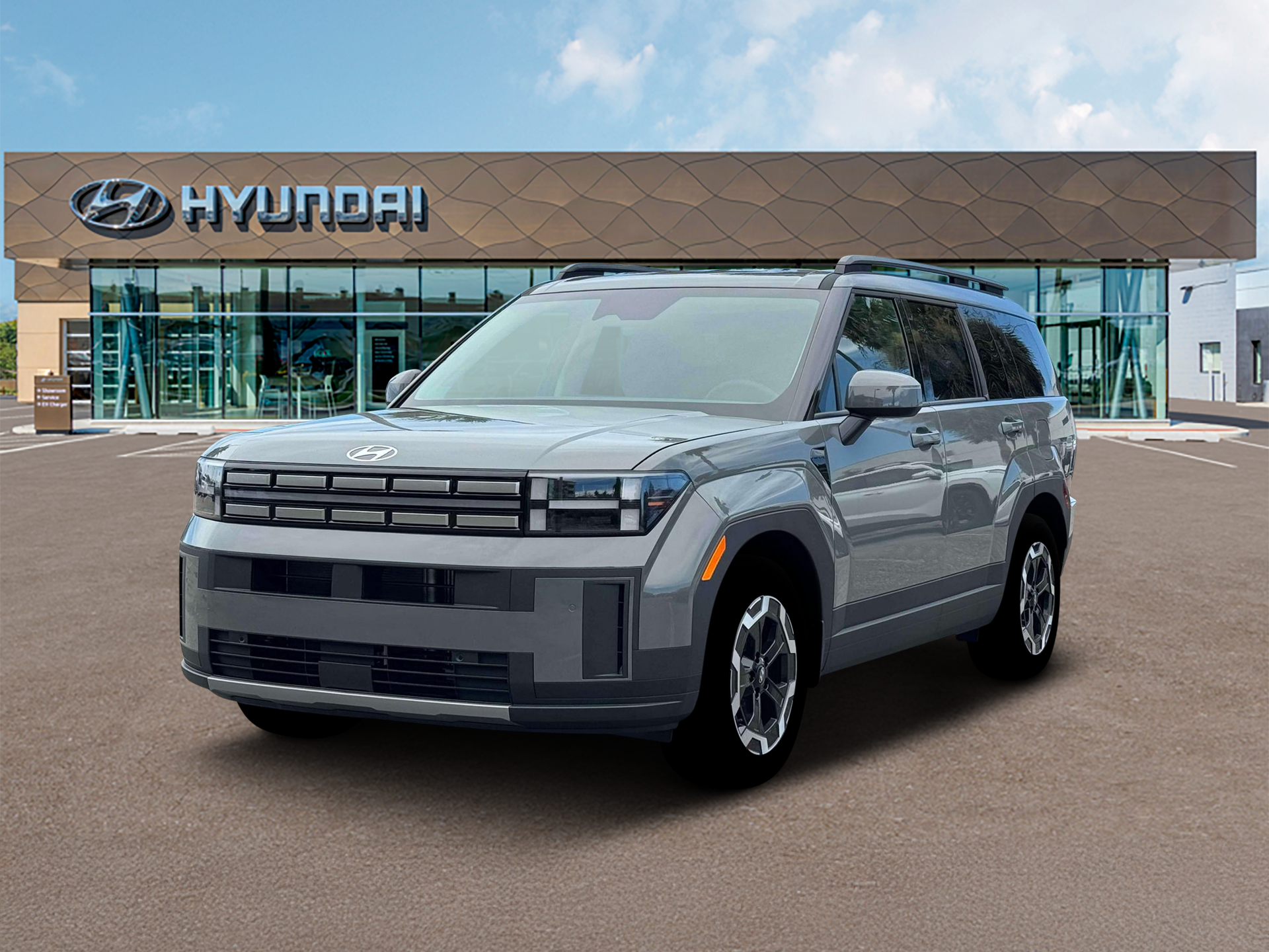New 2026 Hampton Gray Hyundai SEL AWD image 1