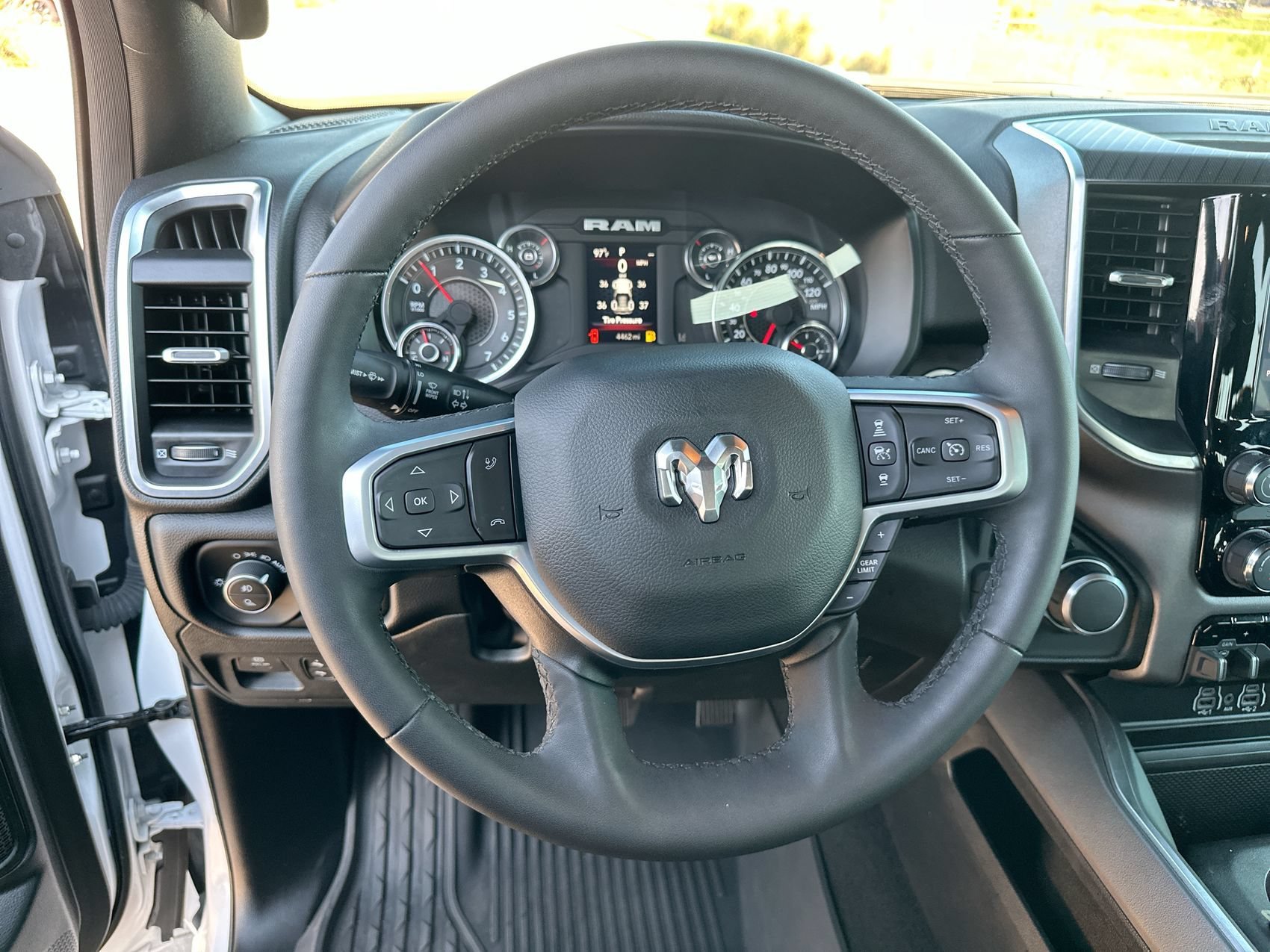 Used 2025 Bright White Clearcoat Ram Lone Star image 14