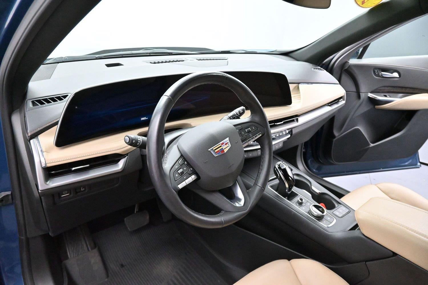 Used 2024 Deep Sea Metallic Cadillac Premium Luxury image 17