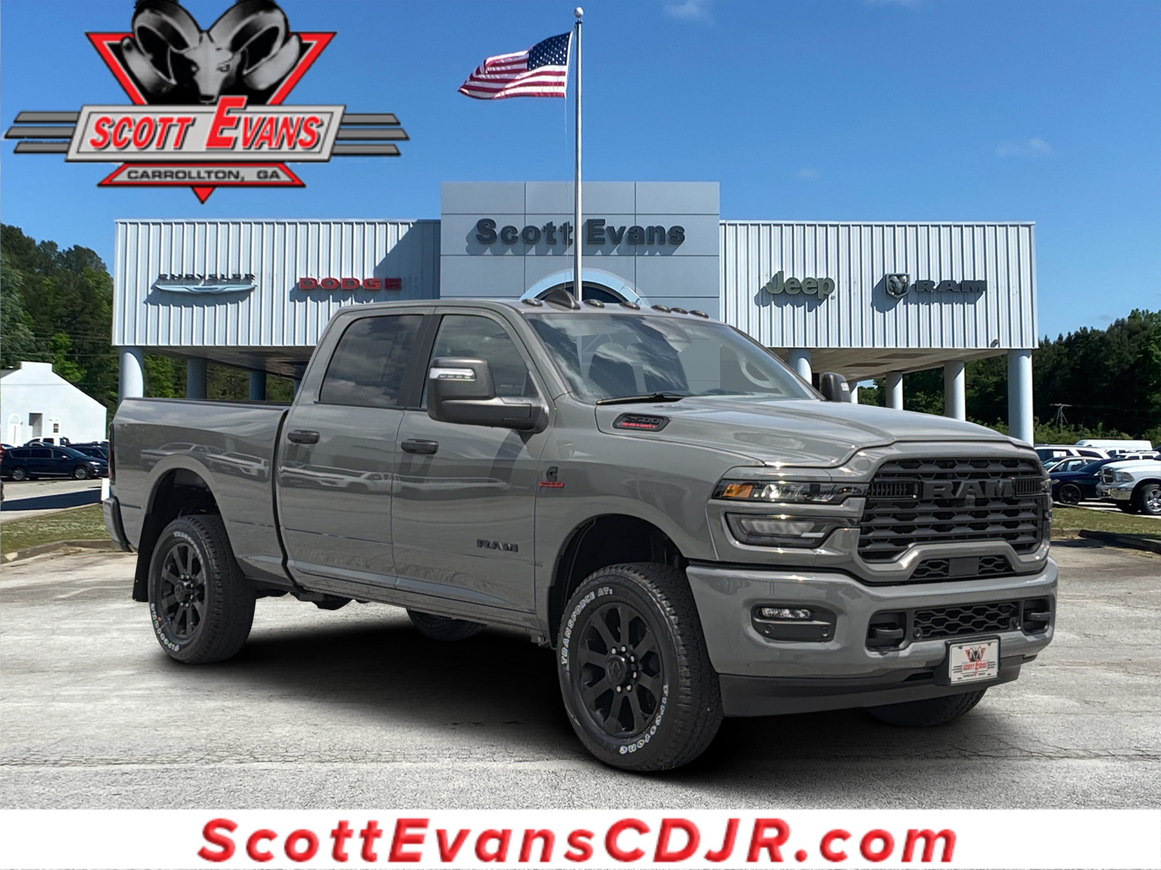 New 2026 Ceramic Gray Clear-Coat Exterior Paint RAM Big Horn image 1