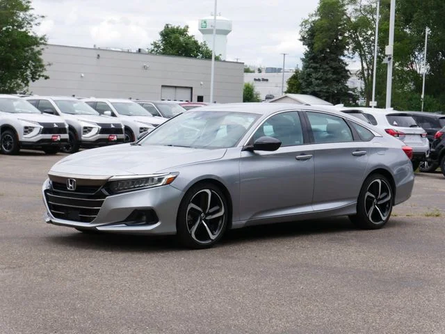 Used 2021 Honda Accord Sport with VIN 1HGCV1F35MA084825 for sale in White Bear Lake, Minnesota