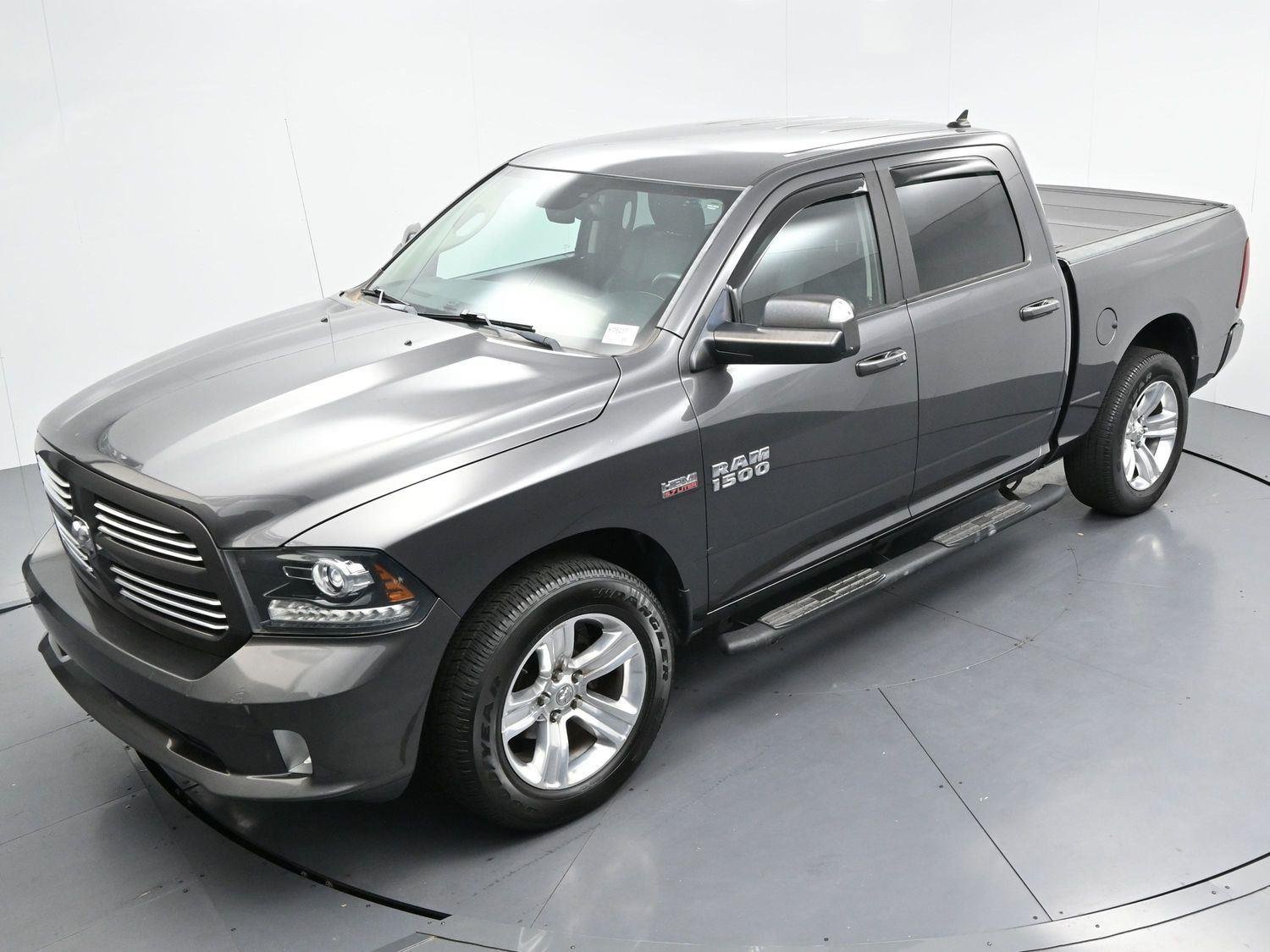Used 2017 Granite Crystal Metallic Clearcoat Ram Sport image 36
