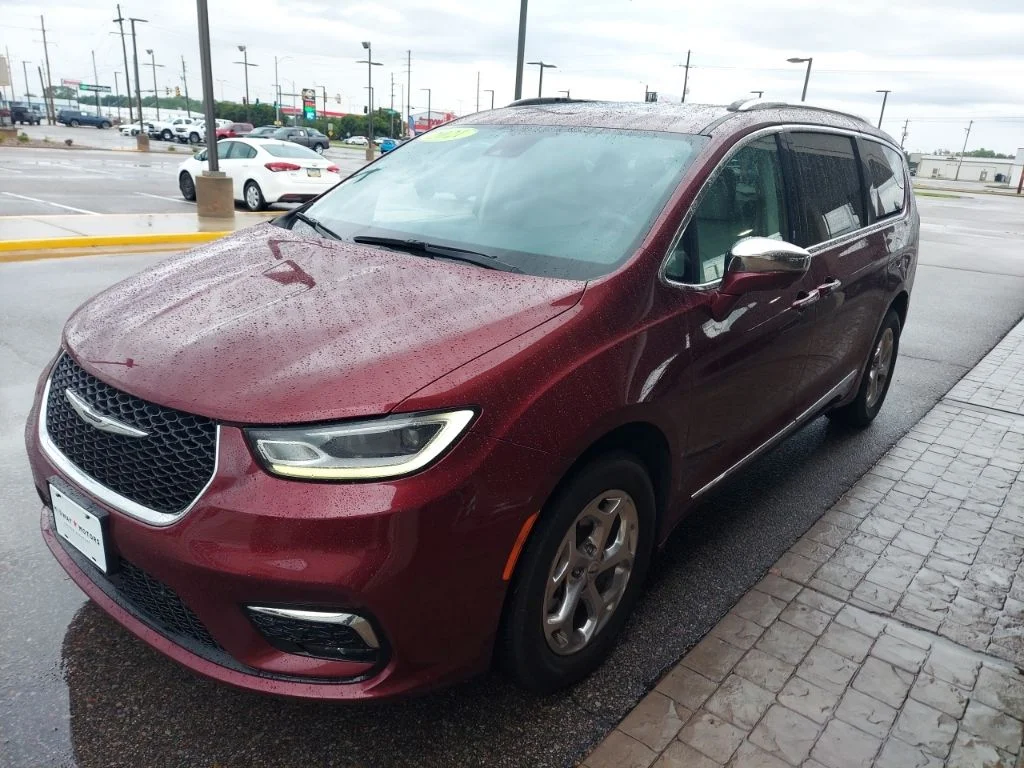 Certified Used 2021 Red Chrysler Limited image 3