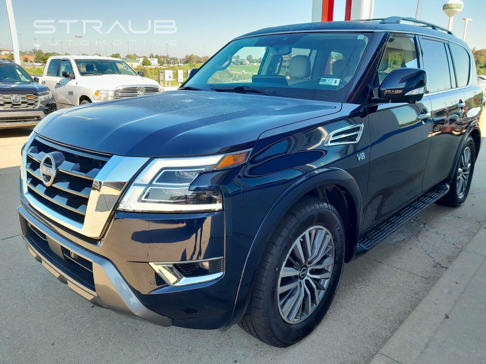 Used 2022 Hermosa Blue Pearl Nissan SL image 5