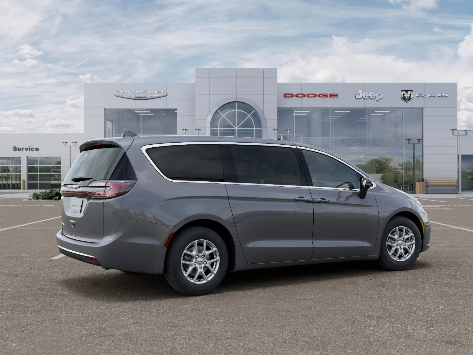 New 2025 Ceramic Gray Clear-Coat Exterior Paint Chrysler Select image 64