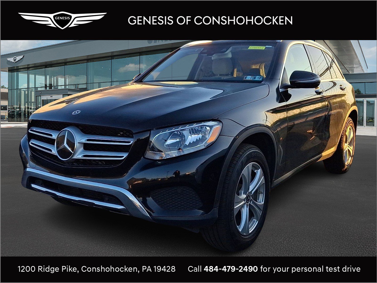 Used 2018 Black Mercedes-Benz GLC 300 image 1