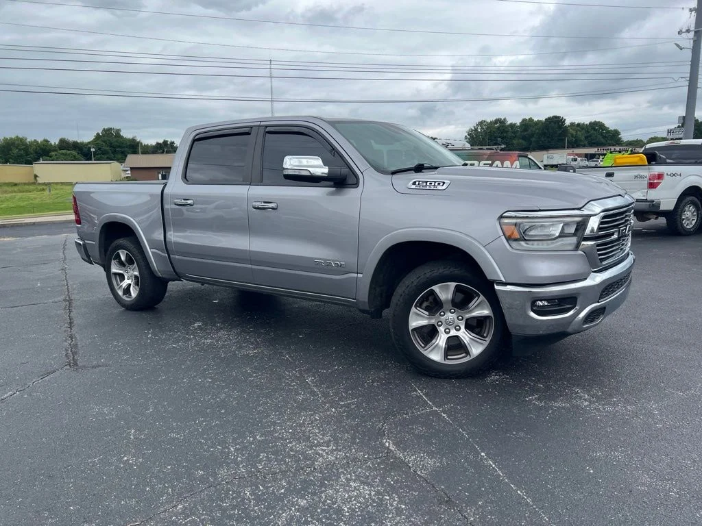 Used 2021 Billet Silver Metallic Clearcoat Ram Laramie image 2