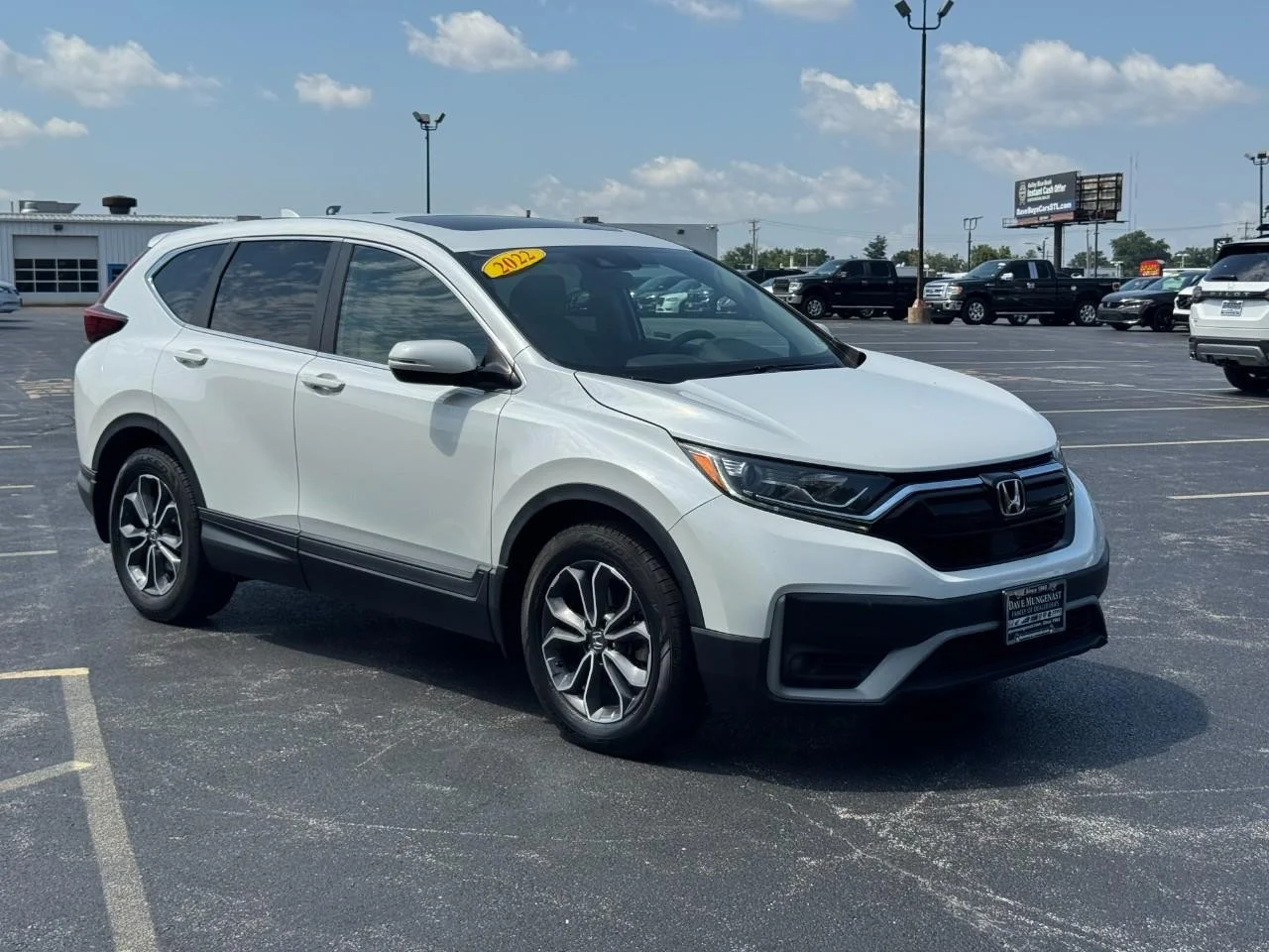 Used 2022 WHITE Honda EX image 2