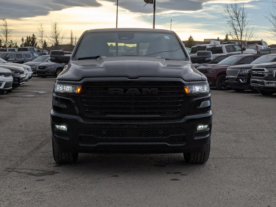 New 2026 Black RAM Sport - - Panoramic Sunroof - Sport Performance Hood - Hurricane Turbo - 3.92 Axle & More! image 3