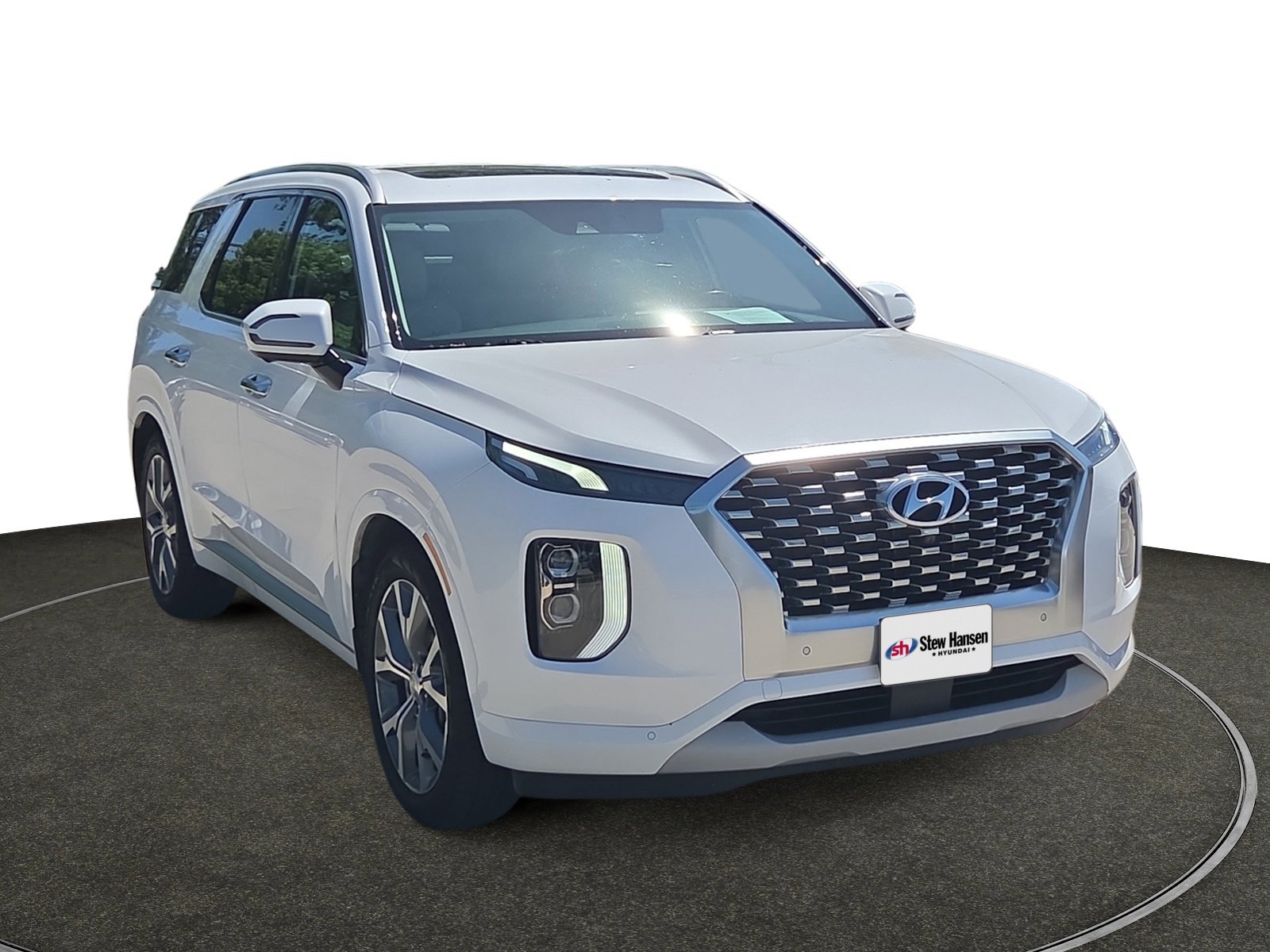 Used 2021 Hyper White Hyundai Limited image 7